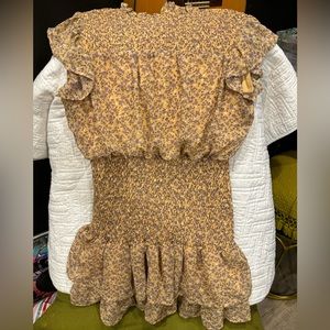 Forever 21 yellow floral dress